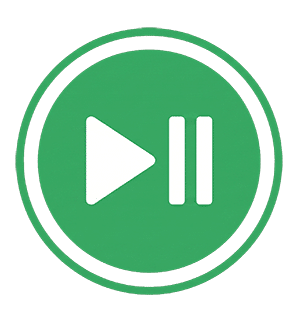 PLAY PAUSE GREEN